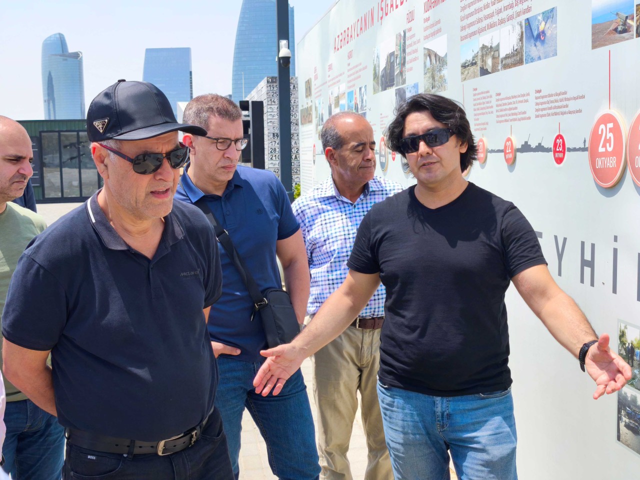 Mərakeşli jurnalistlər ölkəmizdə səfərdədir - FOTOLAR